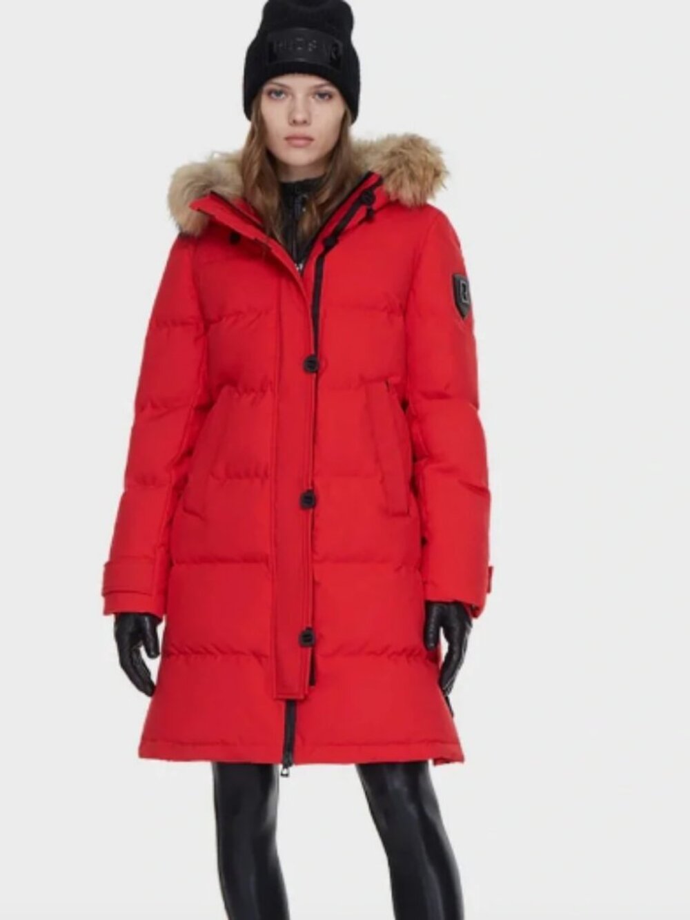 BNWT RUDSAK Meya Down Parka Poppy Red Puffer Coat -30C L121523 L